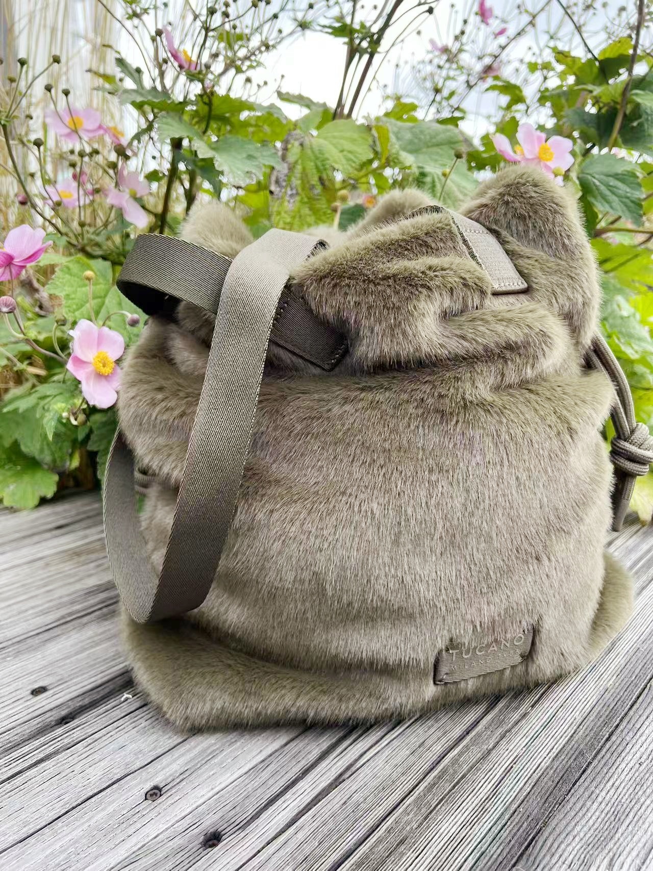 Tucano Milano Carry Fur Shopper Forest - 5