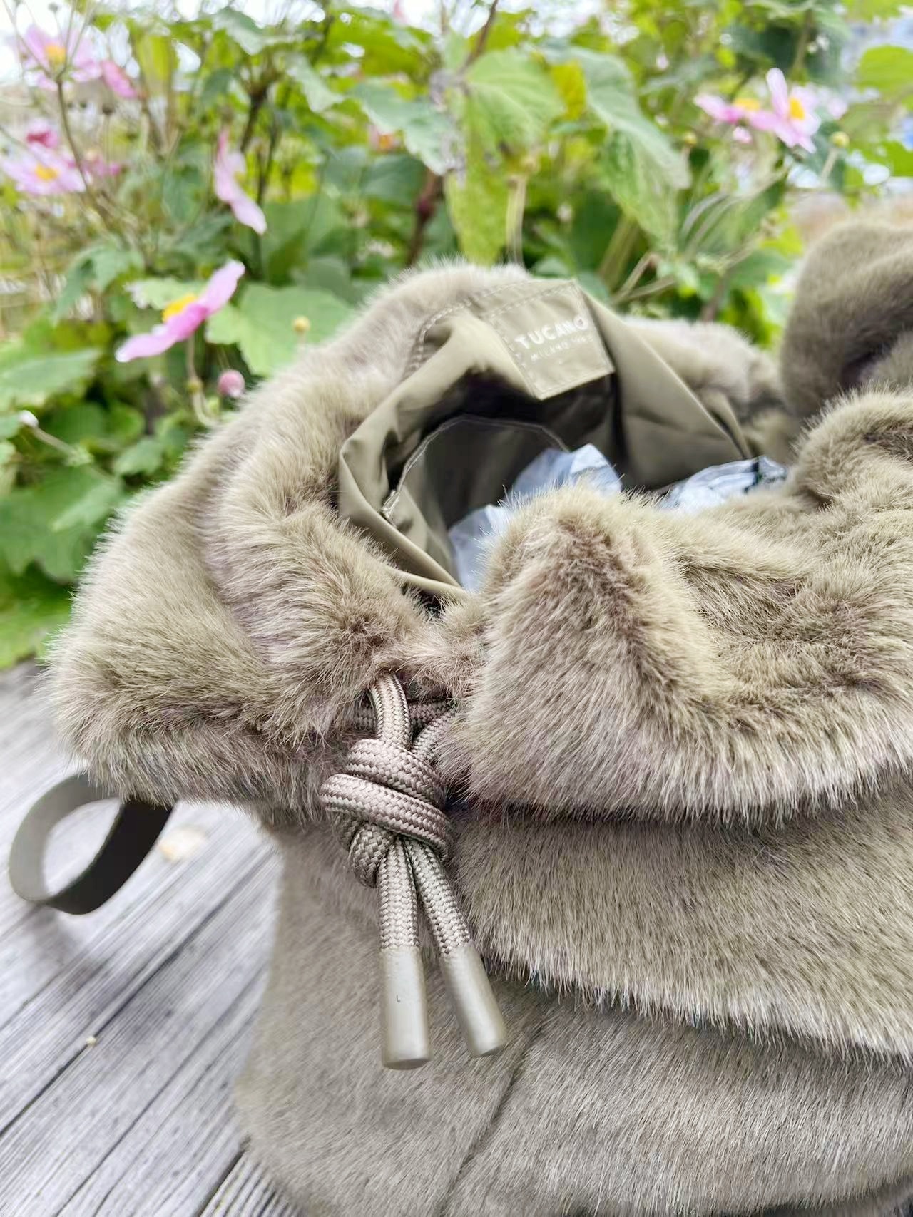 Tucano Milano Carry Fur Shopper Forest - 6