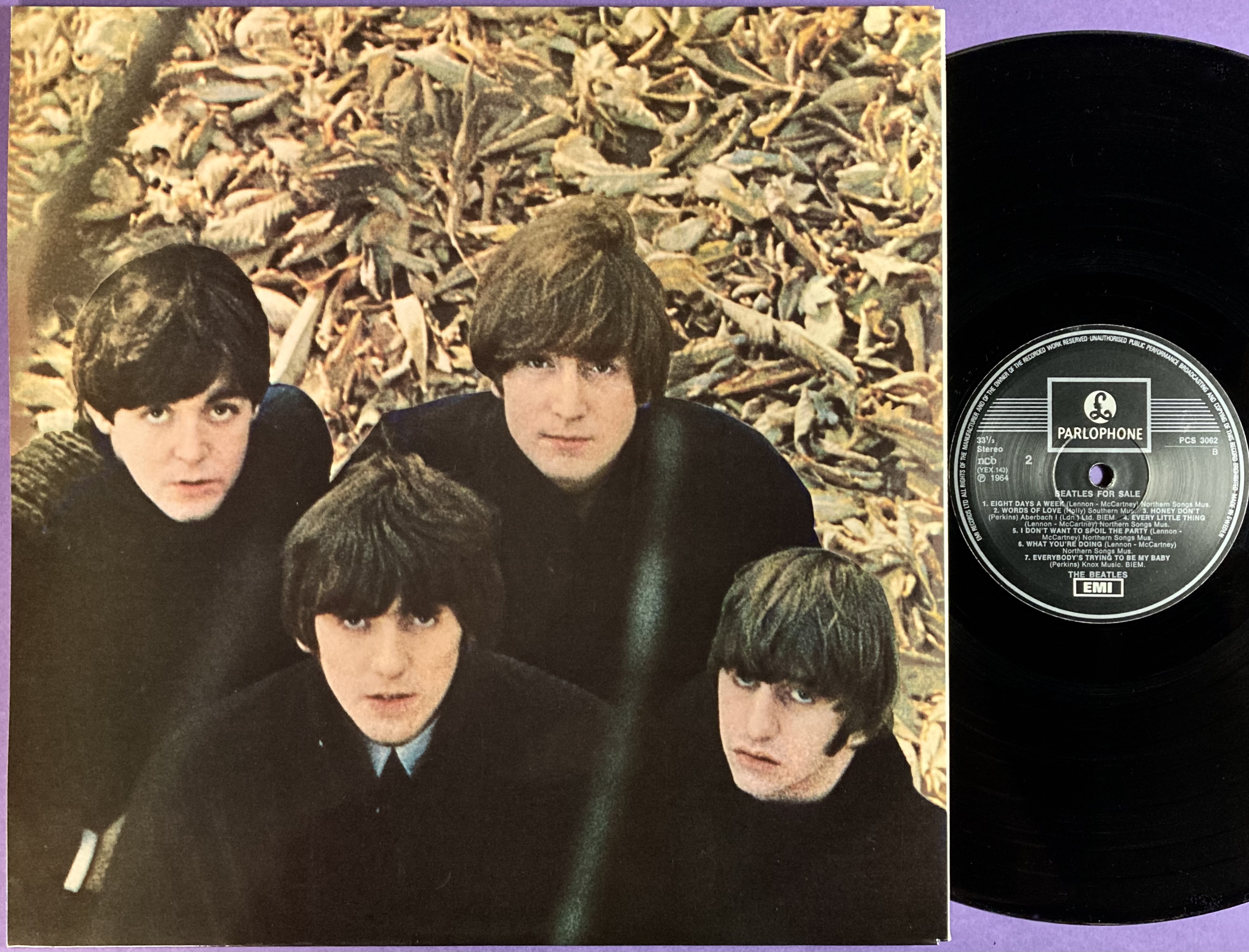 BEATLES - For sale Swe LP 1964 - 2