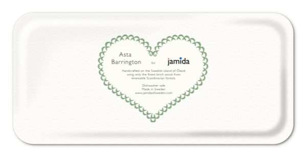 Tray Champagne sage green - 2