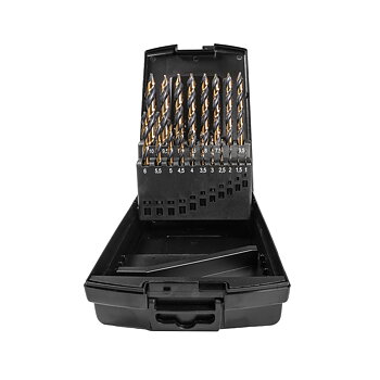 HSSE-Co 5% snabbstegsborrsats 1-13 mm 25 delar