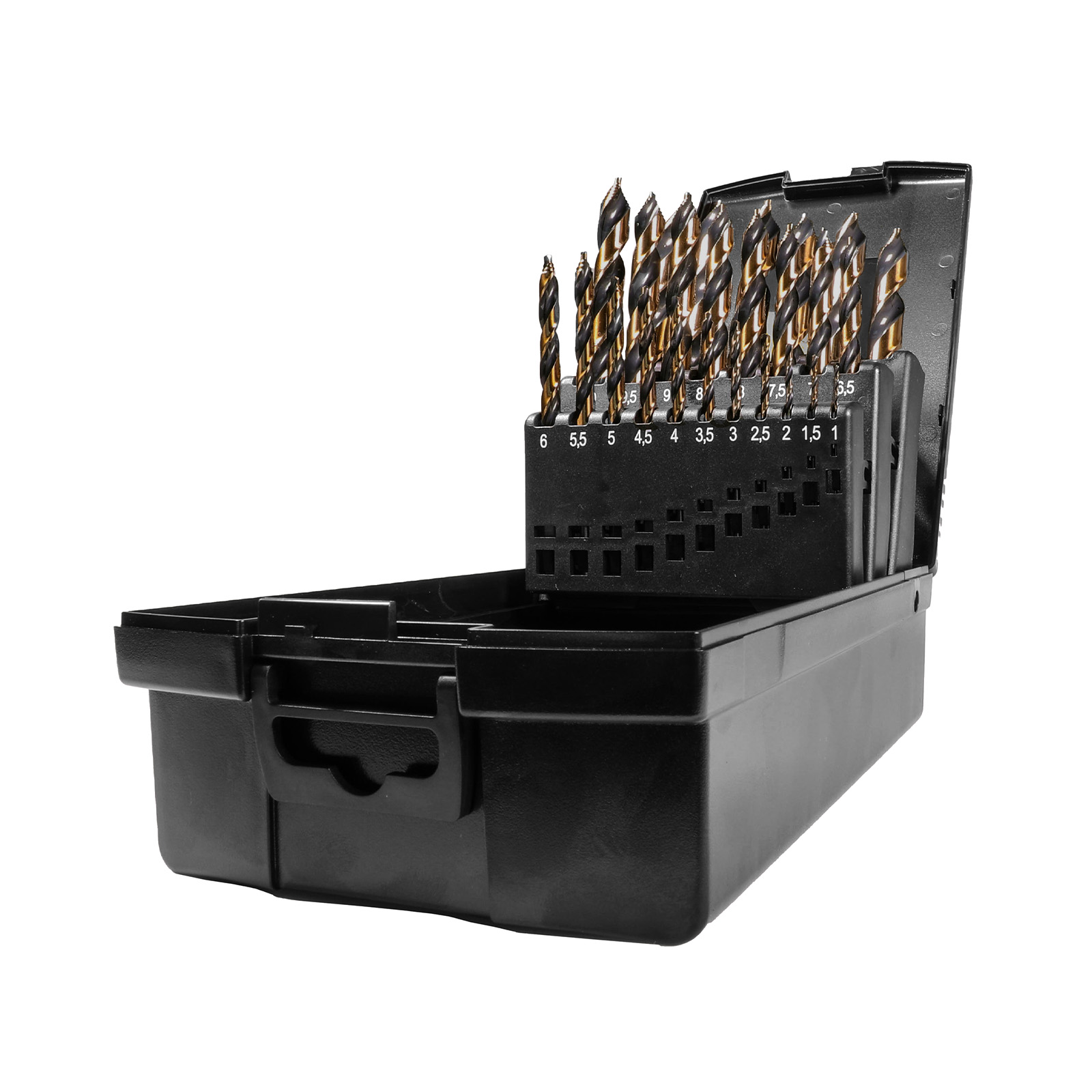 HSSE-Co 5% snabbstegsborrsats 1-13 mm 25 delar - 2