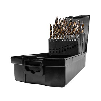 HSSE-Co 5% snabbstegsborrsats 1-13 mm 25 delar