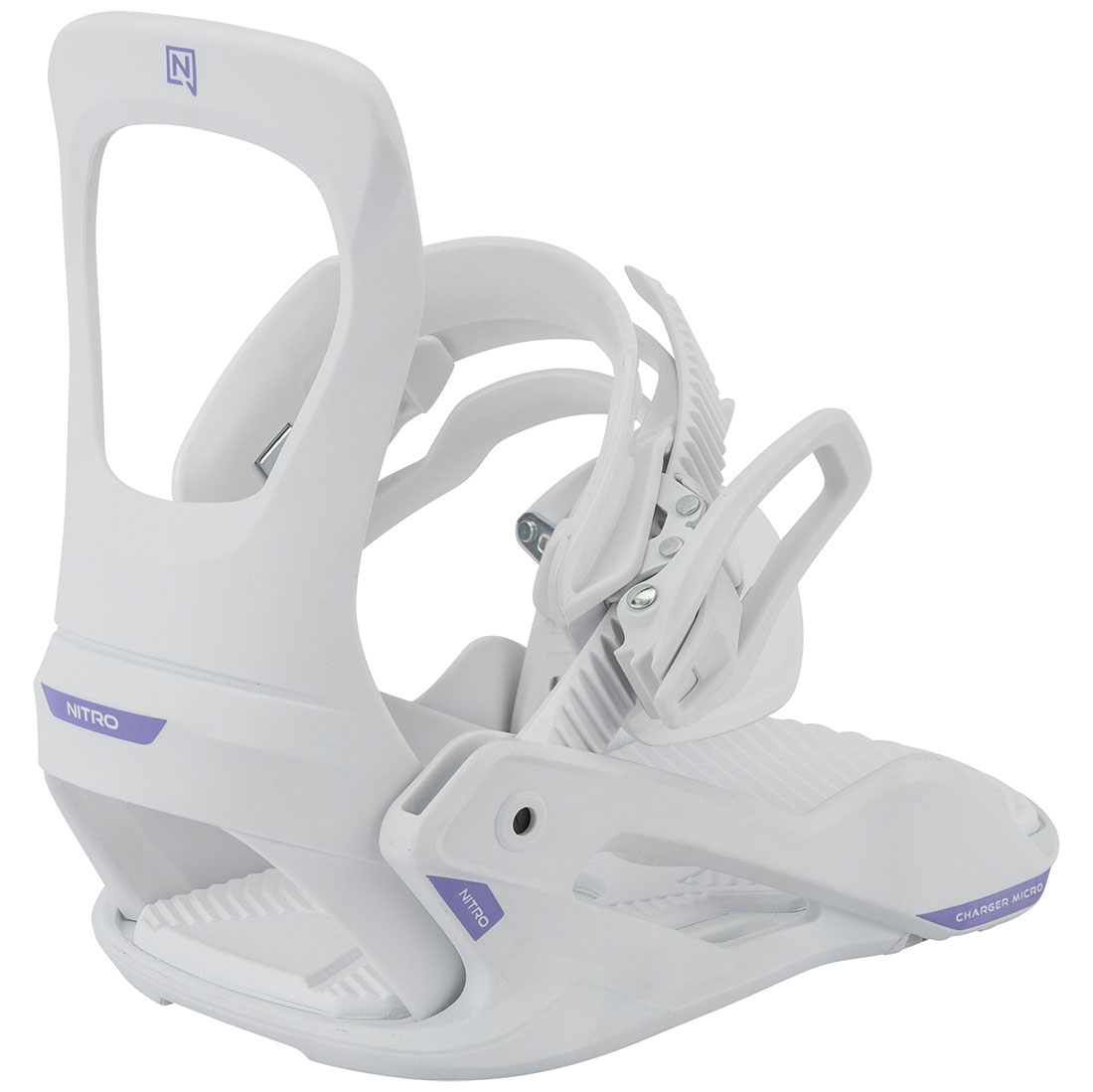 Nitro Snowboard Set - Spirit Kids 86 + Micro Charger White XS - 2