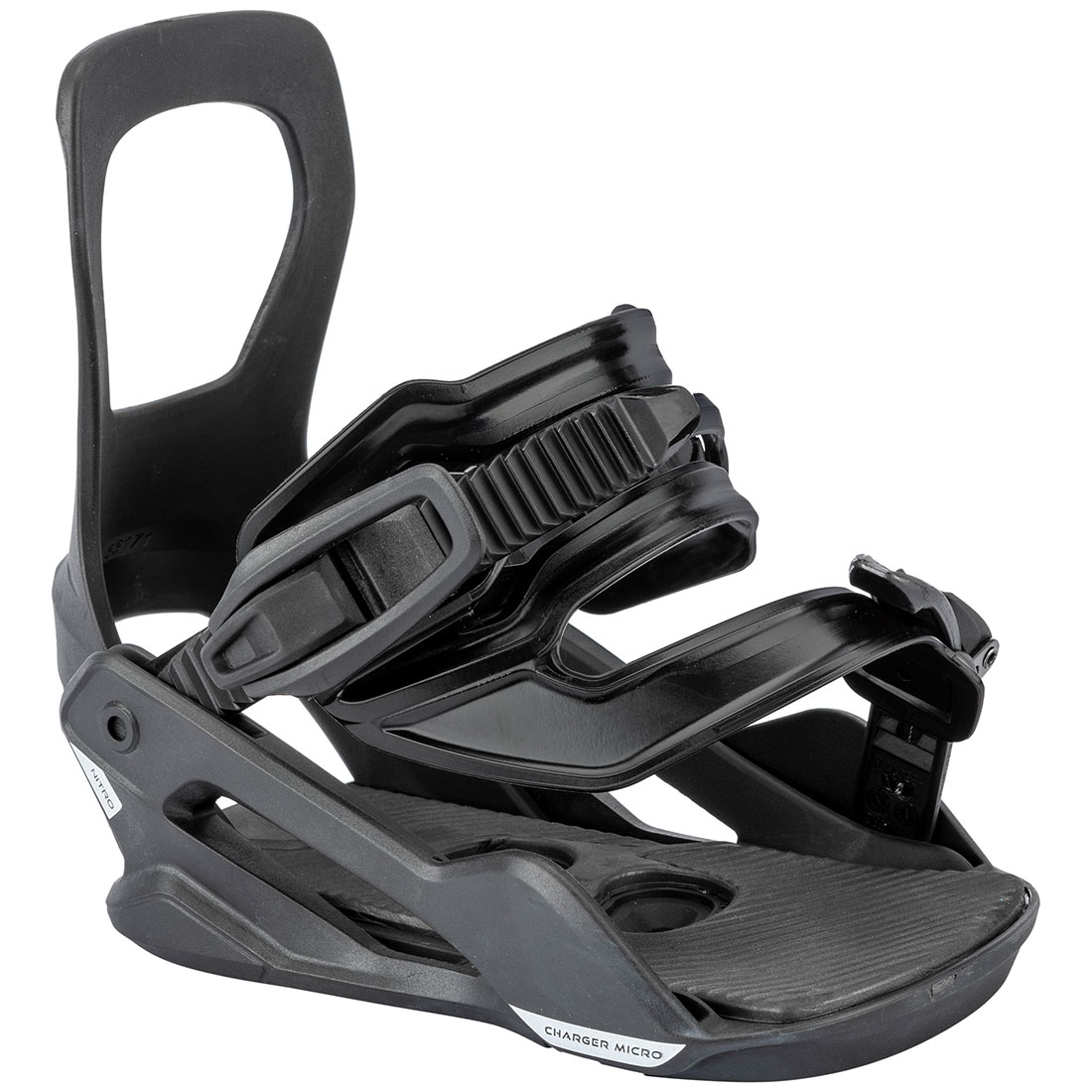 Nitro Snowboard Set - Ripper Kids x Volcom 106 + Micro Charger Ultra Black XS - 6