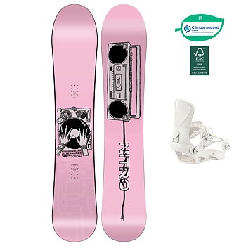 Nitro Snowboardpaket - Alternator x Hailey 146 + Fate Off White S/M