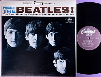 BEATLES -  Meet the Beatles Can LP 1964