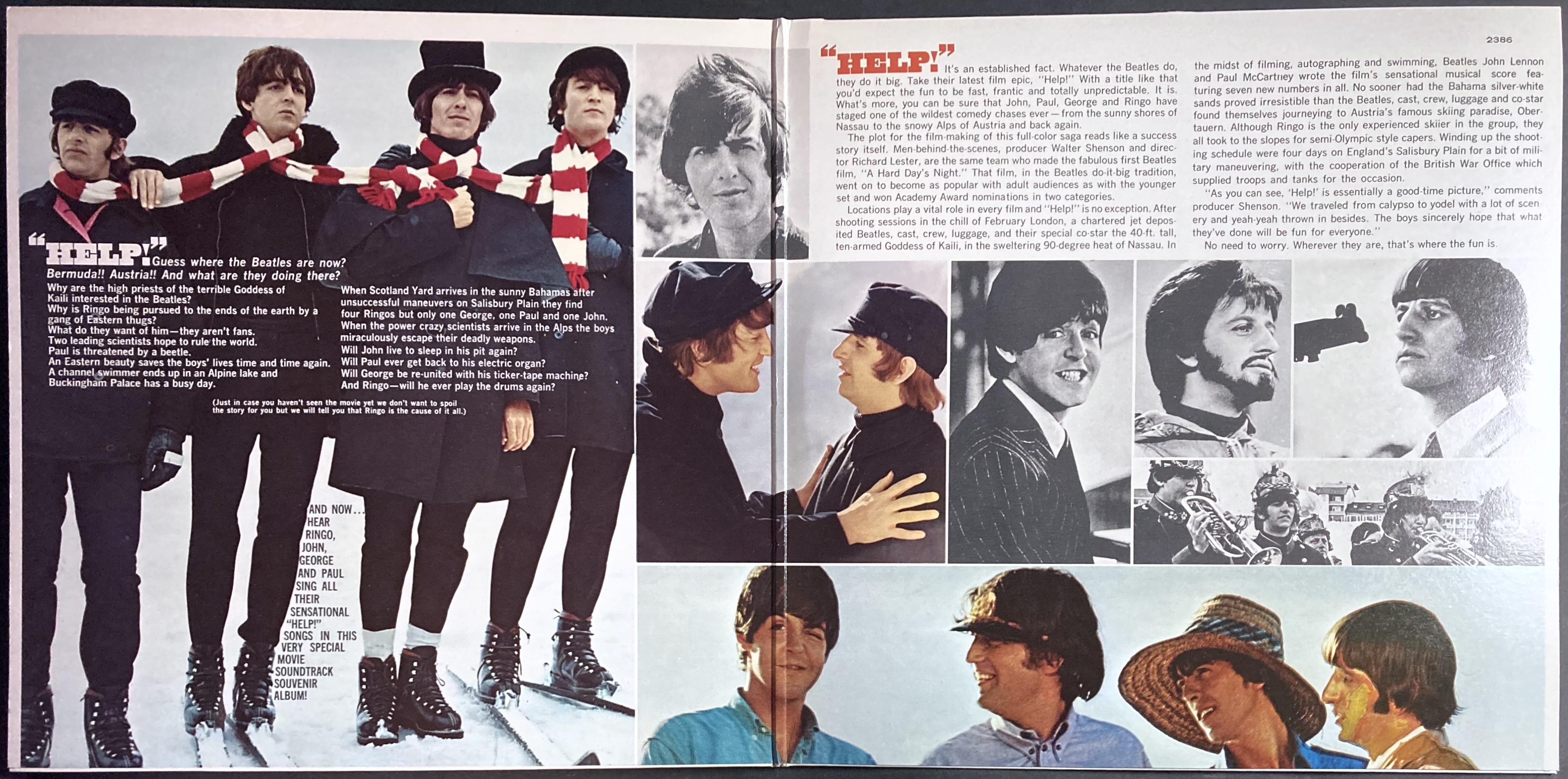 BEATLES - Help! Can LP 1965 - 3