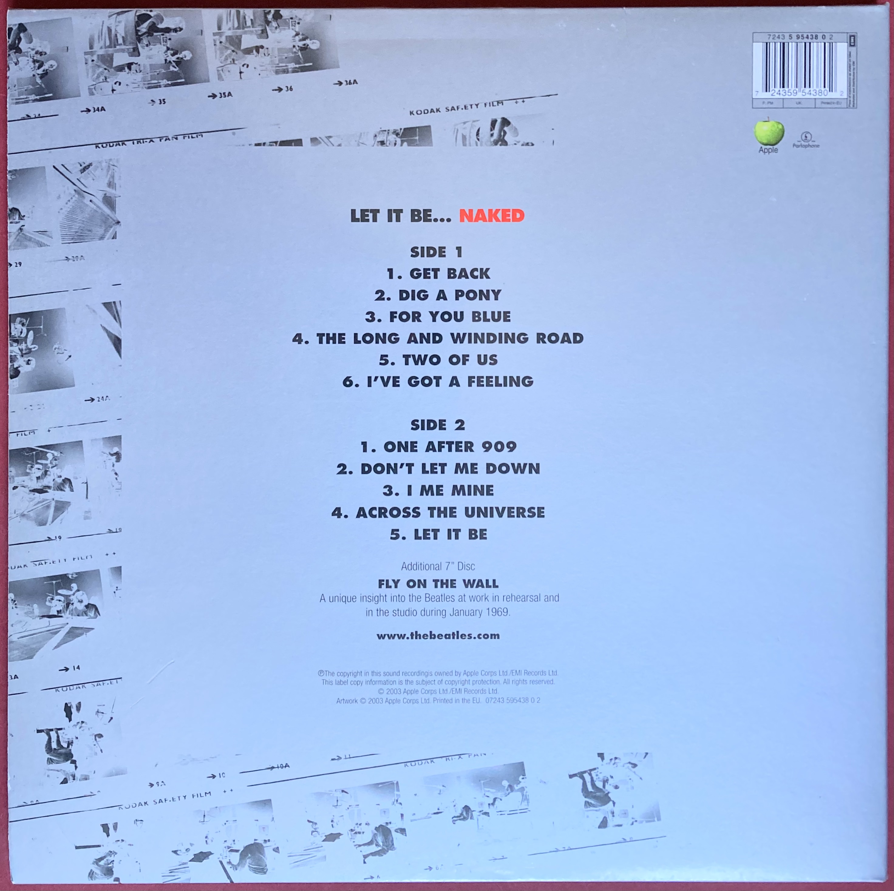 BEATLES - Let it be Naked EU-orig LP 2003 - 2