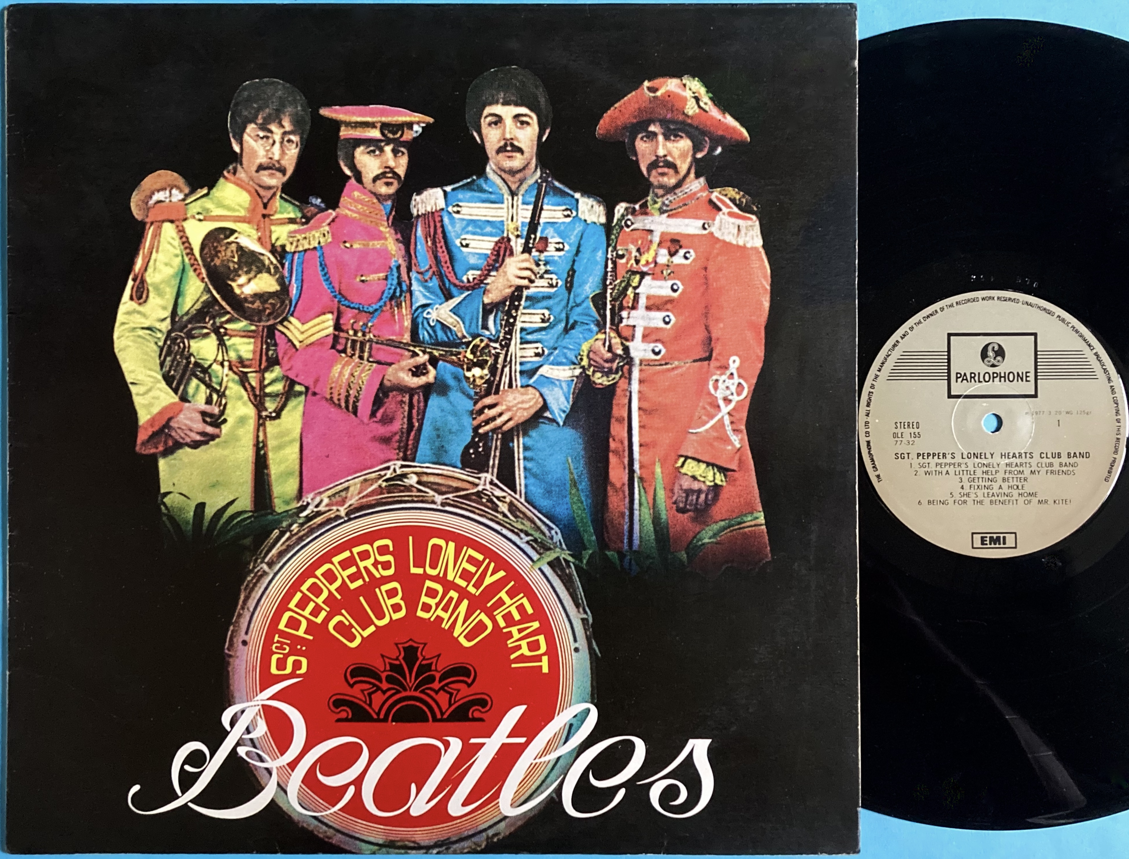 BEATLES - Sgt Peppers lonely hearts club band Korea orig LP 1977