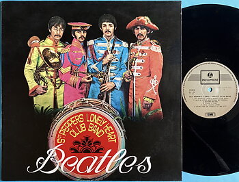 BEATLES - Sgt Peppers lonely hearts club band Korea orig LP 1977