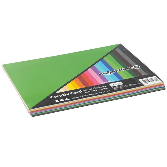 Kartong A5 180g sort 60/fp - 2