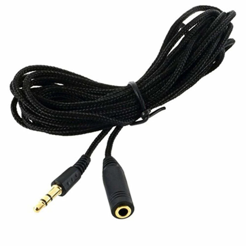 Förlängningskabel, hörlurar, audiokabel, rak