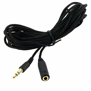 Förlängningskabel, hörlurar, audiokabel, rak