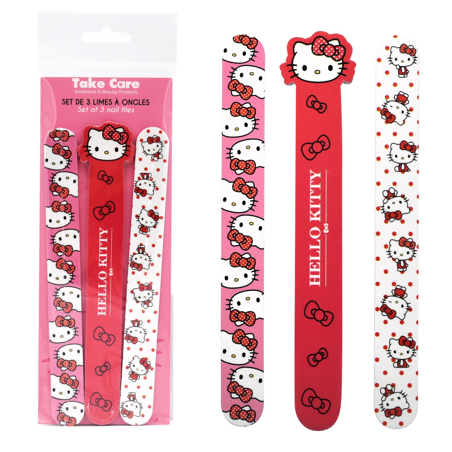 Hello Kitty Nagelfilar - Set med 3 st