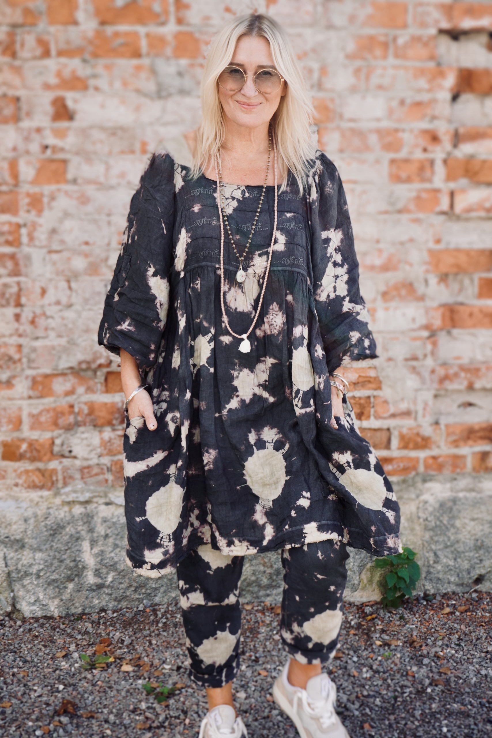 charcoal linen dress DORI KORI LINEN MAXI DRESS CHARCOAL