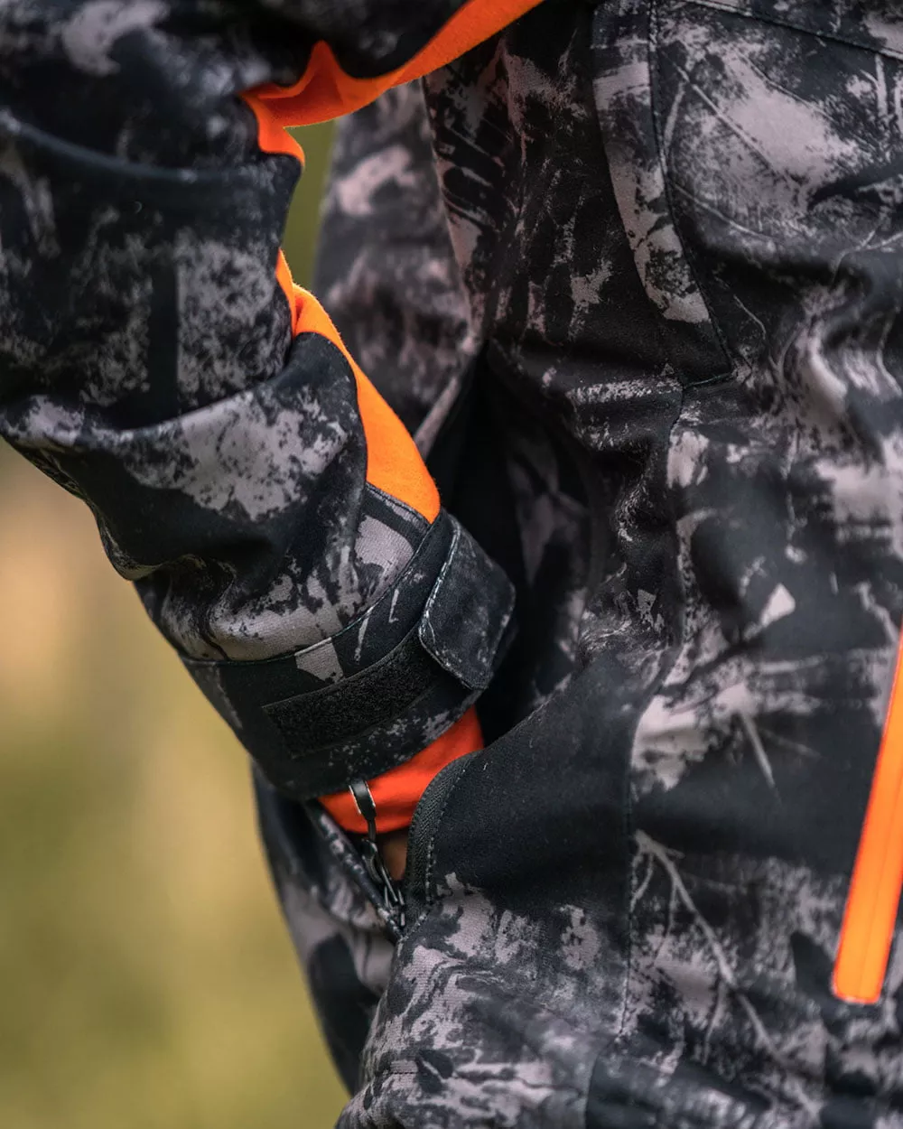 P4H Elite Black Camo jaktjacka Dam - 5