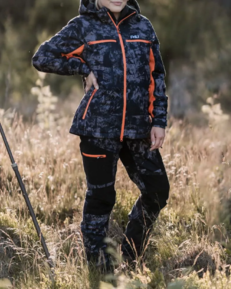 P4H Elite Black Camo jaktbyxor Dam - 4