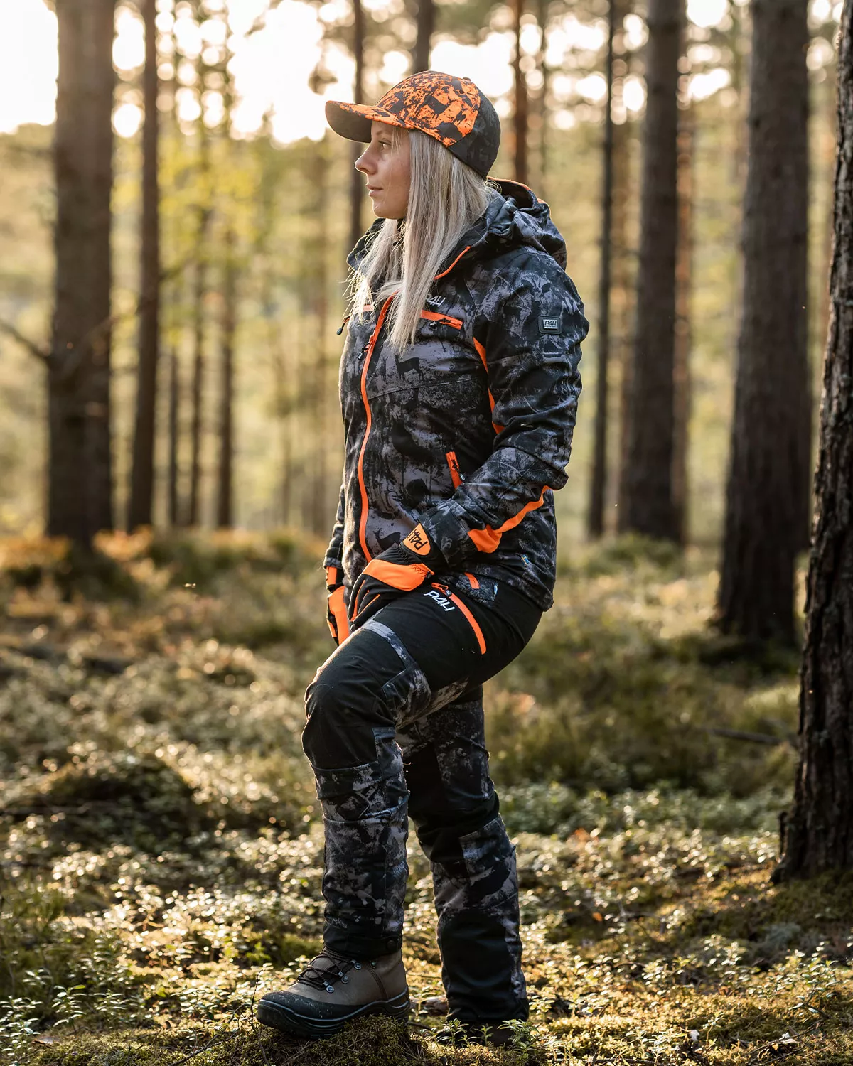 P4H Elite Black Camo jaktbyxor Dam - 3