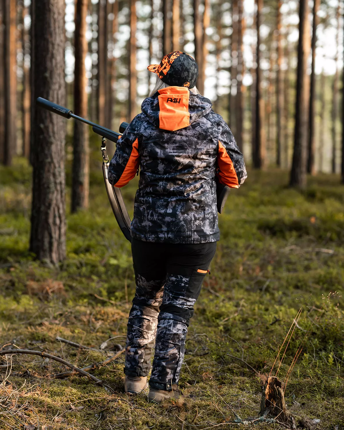 P4H Elite Black Camo jaktbyxor Dam - 2