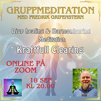 INSPELAD Gruppmeditation med Fredrik 2025-09-18
