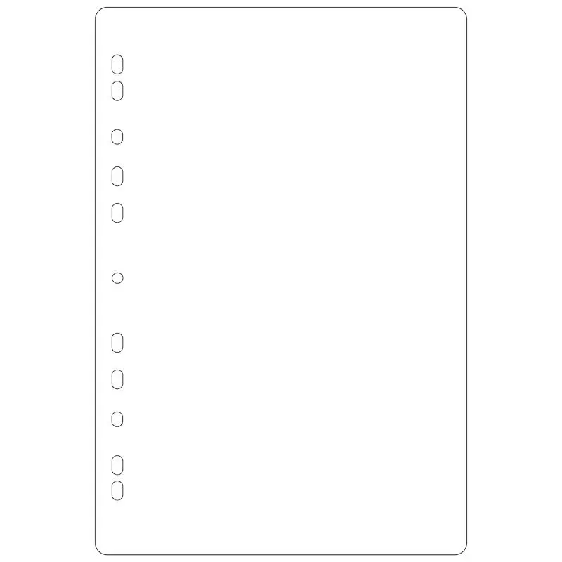 Kartongblad 235x330 25-p Vita 200g - 2