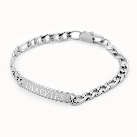 Persónuleg Lyf og ICE-armbönd, 7 mm - Ryðfrítt stál