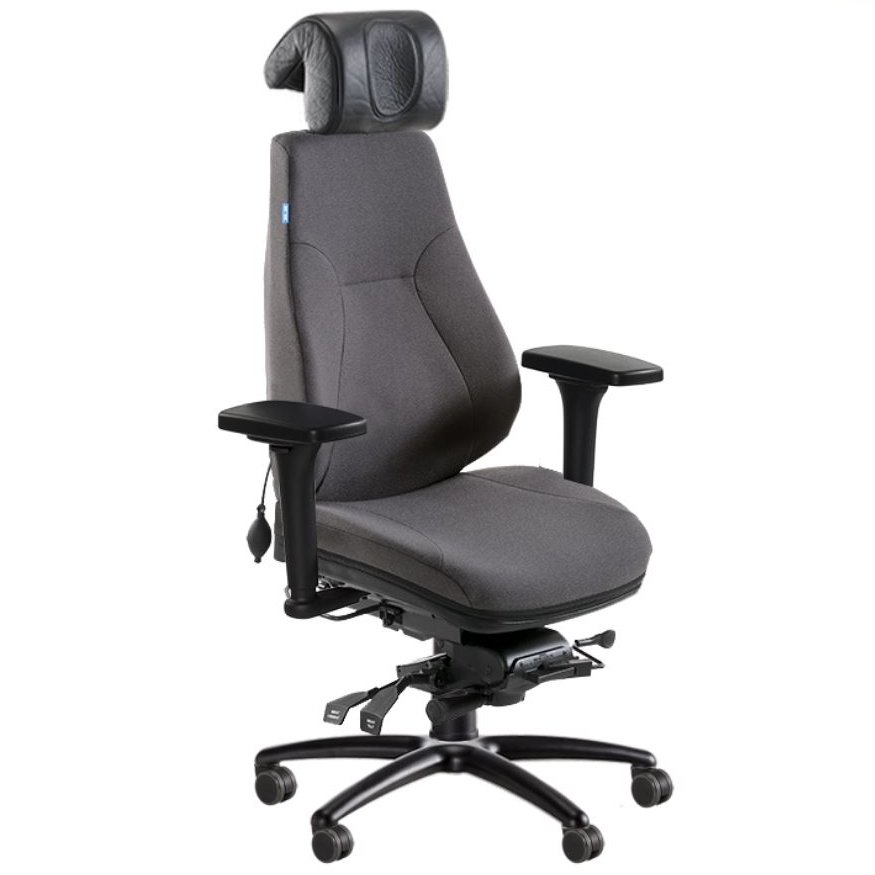 BE-GE 852 24h bevakningsstol, tyg 24/7+ färg WK002 - 2