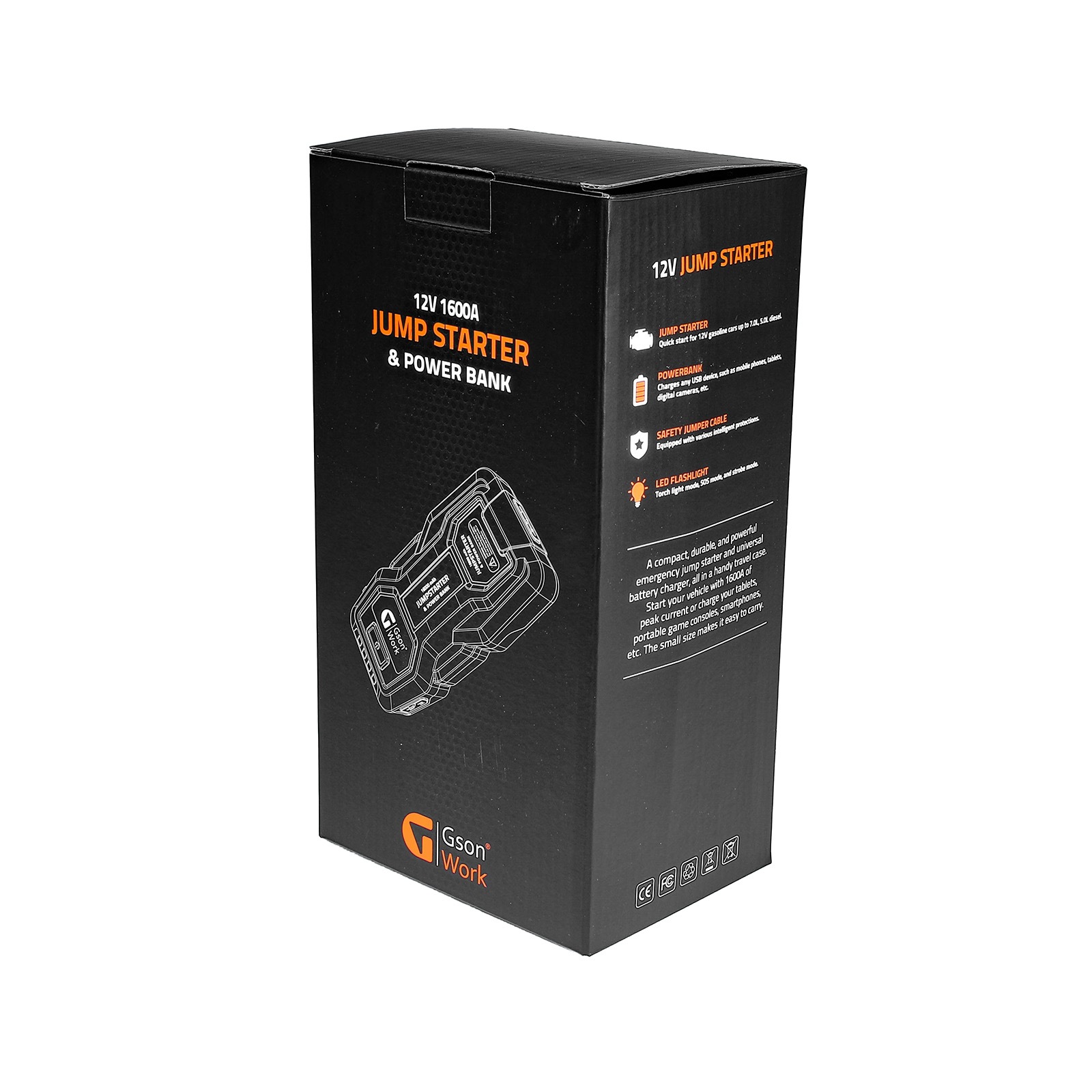 Starthjälp + Power Bank 16000mAh - 3