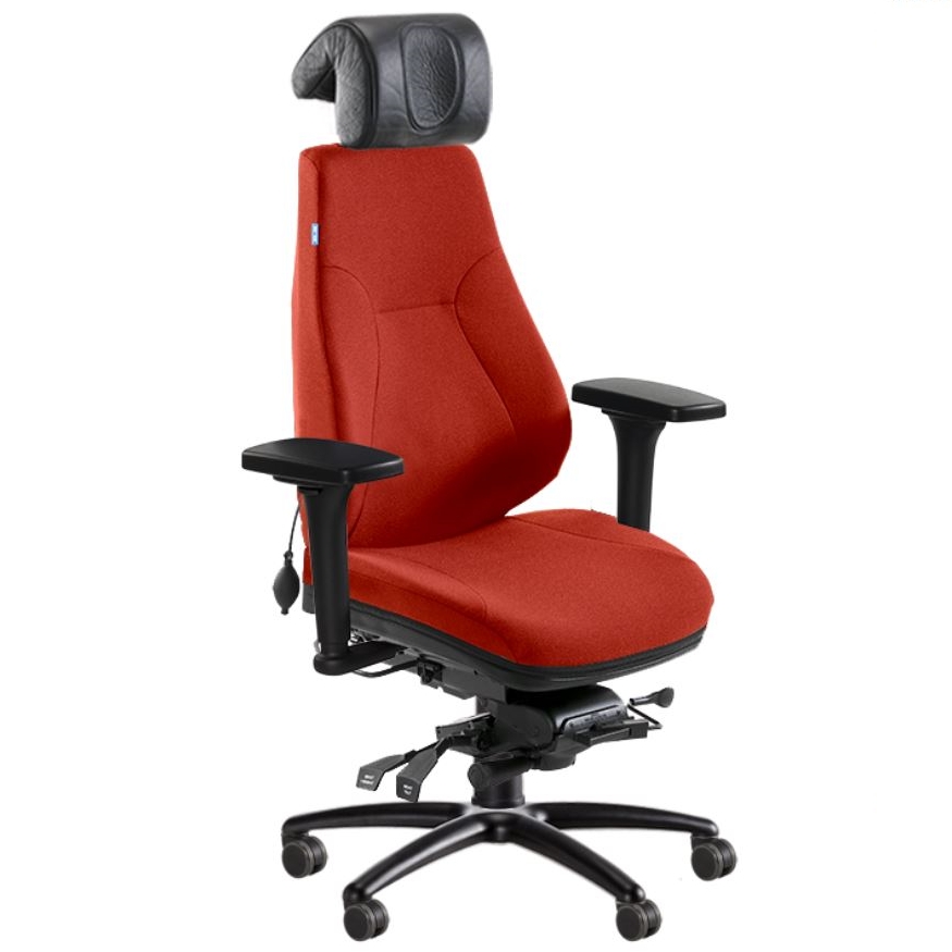 BE-GE 852 24h bevakningsstol, tyg 24/7+ färg WK018 - 2
