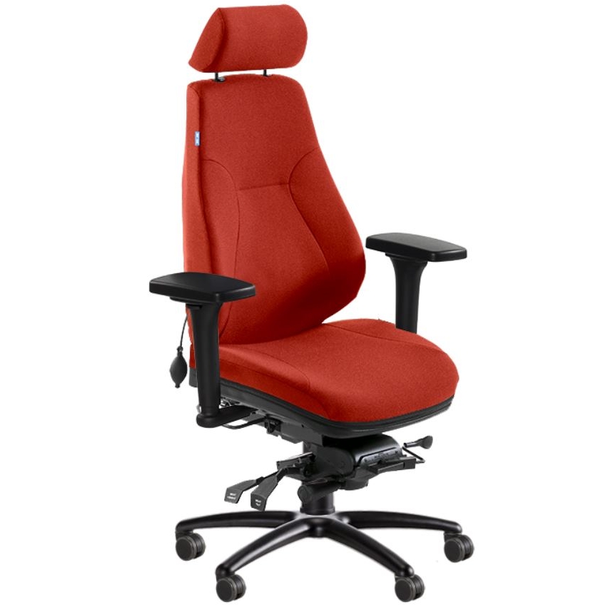BE-GE 852 24h bevakningsstol, tyg 24/7+ färg WK018