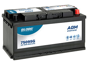 GLOBE AGM 95Ah  batteri   12 V 95 Ah CCA 850 A (EN)