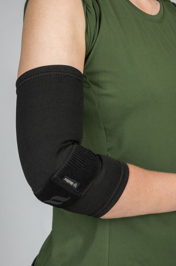 Back on Track STRAPZ Elbow Brace with Strap - Black - form-knitted