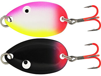 Westins Fidusen är ett micro skeddrag på 2.8g för ultralätt fiske efter regnåge och andra predatorer