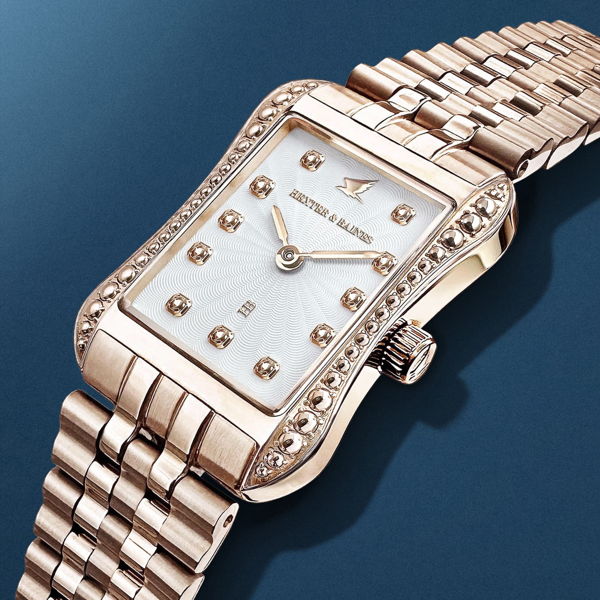 H&B Cronvas, Rose Gold & White - 2