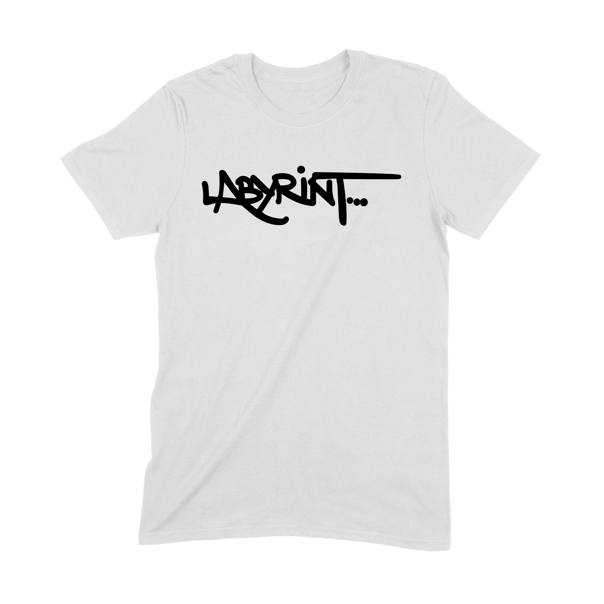 LABYRINT... - T-SHIRT, LOGO (WHITE)