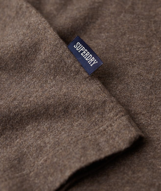 Superdry - Essential Logo Tee - Nutmeg Brown Marl - 5