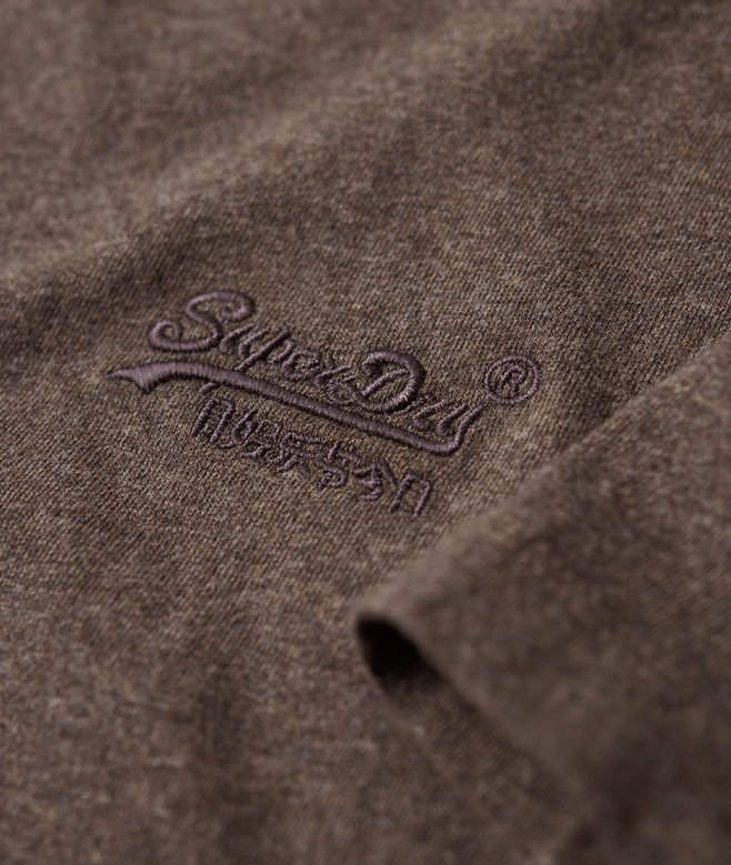Superdry - Essential Logo Tee - Nutmeg Brown Marl - 4