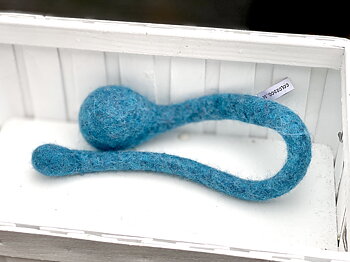 Snörboll Skye - Mörk turkosblå