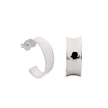 Lineargent Open Hoops örhängen silver 
