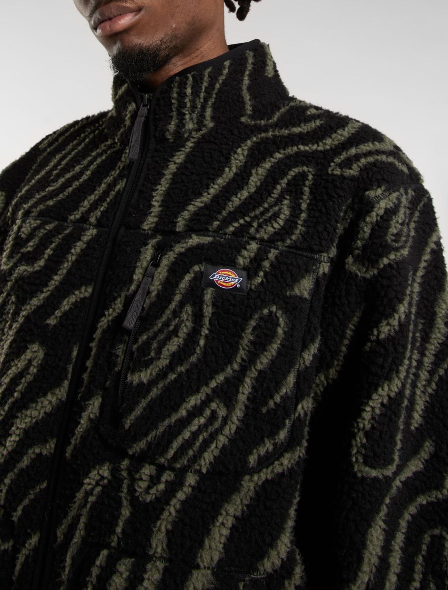 Dickies Mount Hope Fleecetröja Printed Black - 4