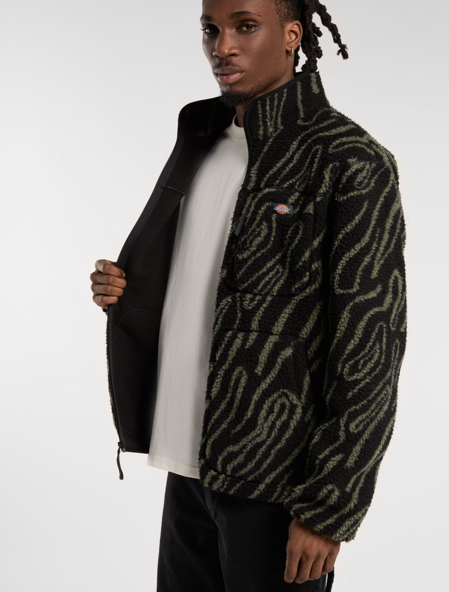 Dickies Mount Hope Fleecetröja Printed Black - 6