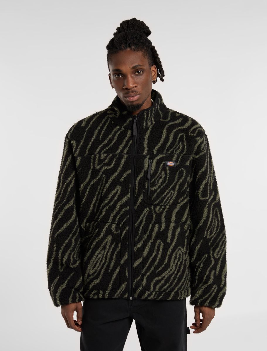 Dickies Mount Hope Fleecetröja Printed Black
