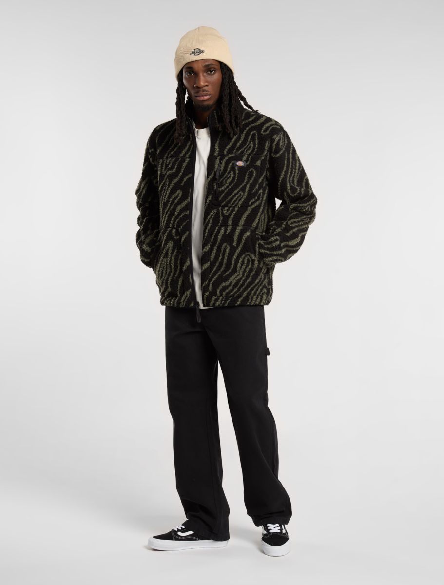 Dickies Mount Hope Fleecetröja Printed Black - 3
