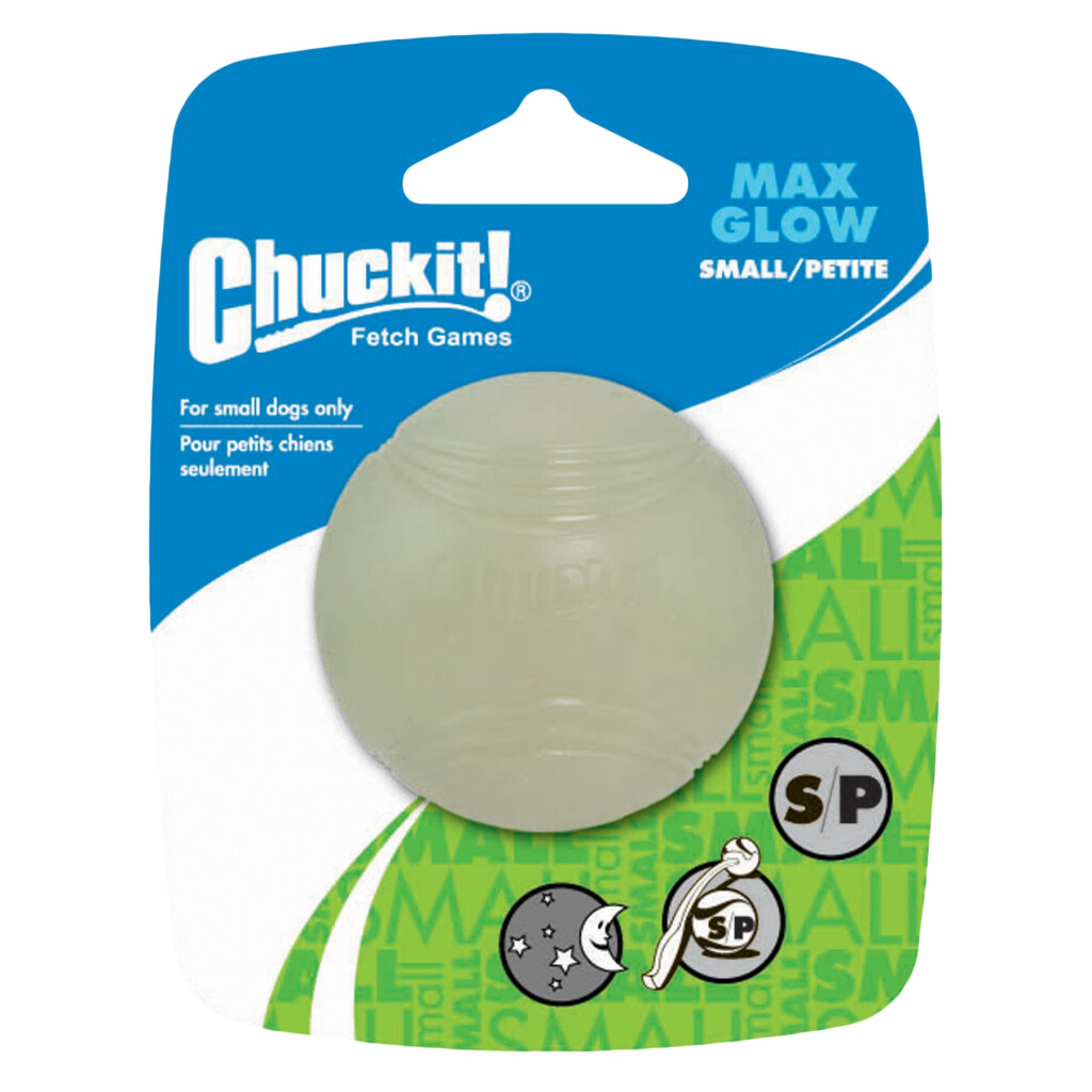 Chuckit! Max Glow Glow-in-the-Dark Dog Toy S - 1-Pack