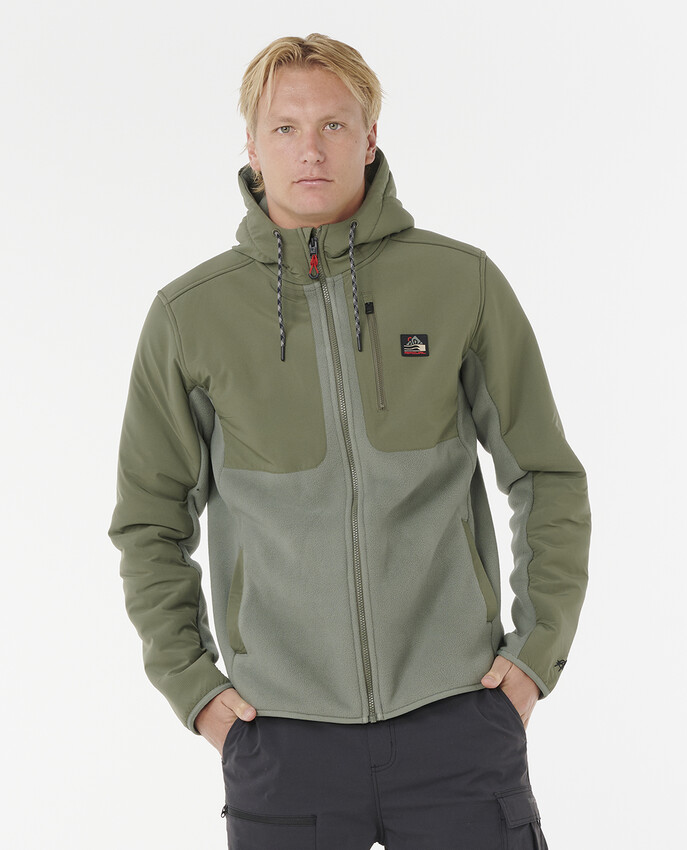 Rip Curl Anti Series Search Fleecejacka Cactus Green