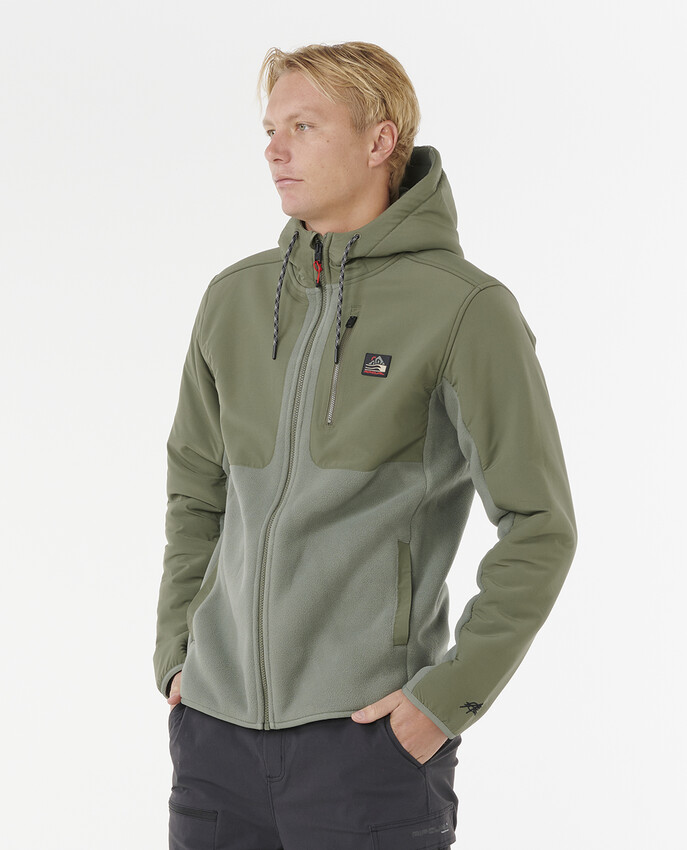 Rip Curl Anti Series Search Fleecejacka Cactus Green - 2
