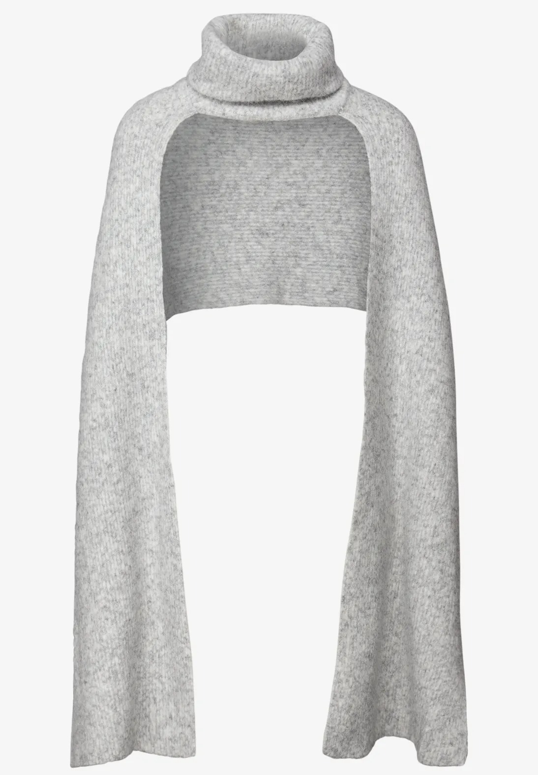 OP Turtleneck Long Scarf - Smooth Grey - Street One - 3