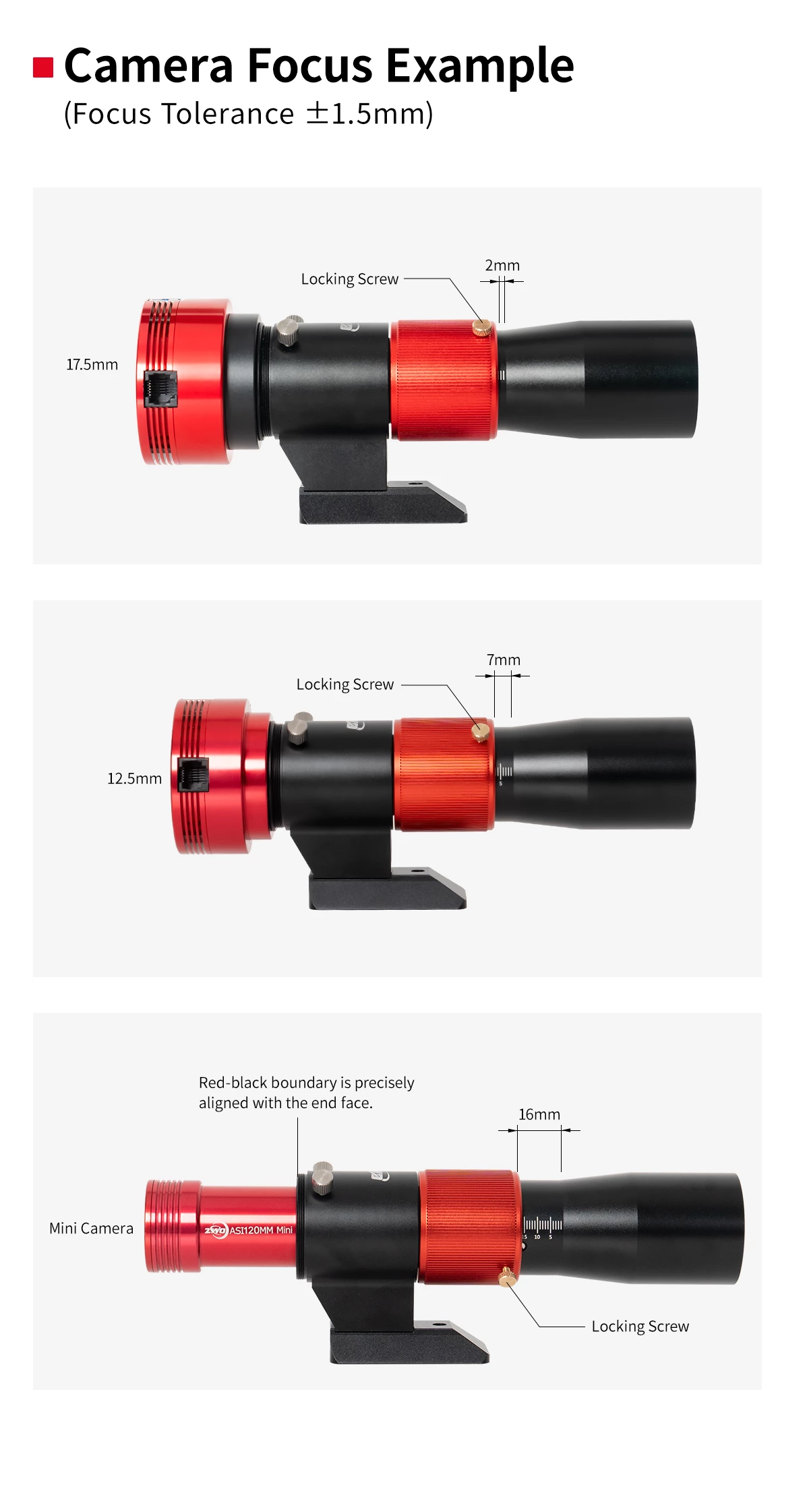 ZWO 30 MM F5 MINI GUIDETELESKOP - 15
