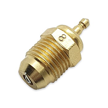 TCA Racing CONICAL TURBO GLOW PLUG N° 8 - FOR RACING STROKE ENGINES - RC CARS - ON ROAD